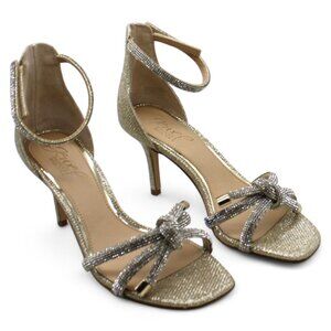 Jewel Badgley Mischka Womens LENNY Open Toe Dressy Pumps